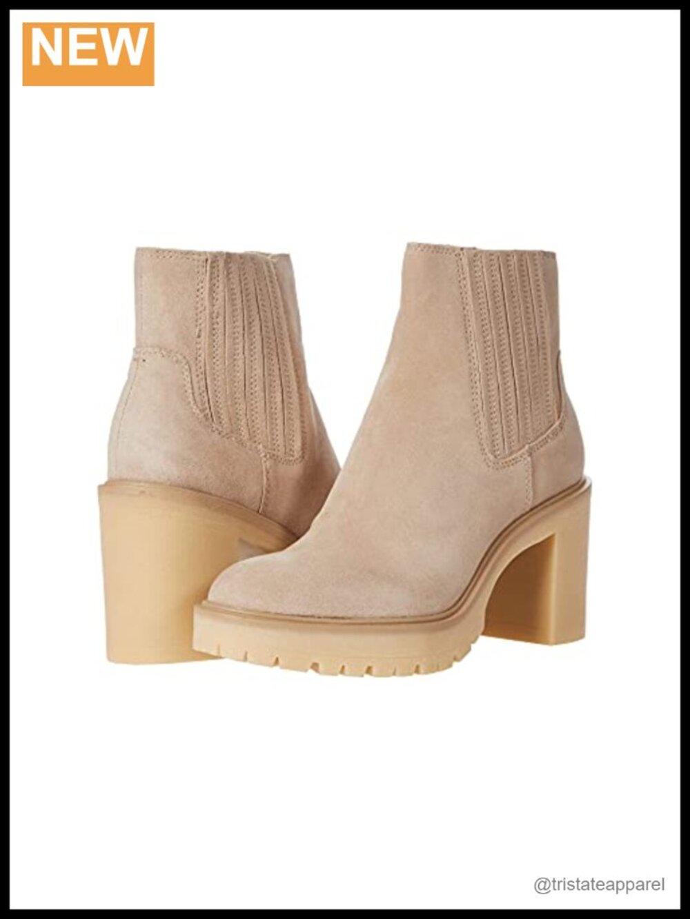 Dolce Vita Women's Ankle Booties, Lug Sole, Waterproof, Suede